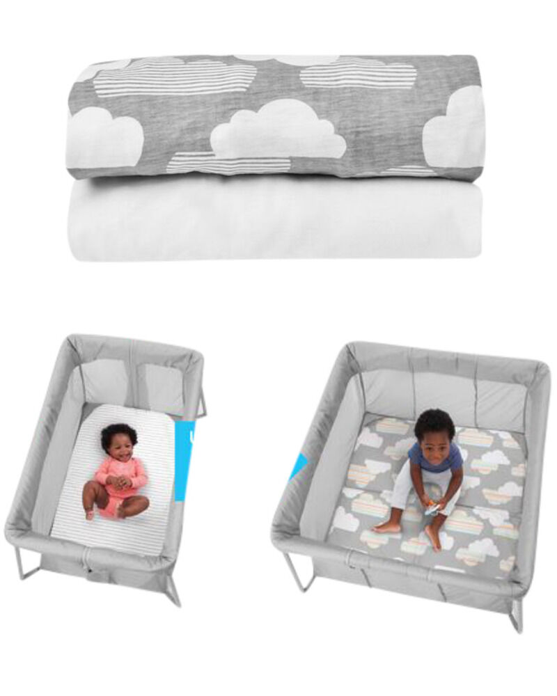 Sheet for Baby Crib Knit Baby Sheet 131 cm x 71cm Baby Sheet Nursery Bedding fits perfectly a standard crib size 51.5/'/' x 28/'/'